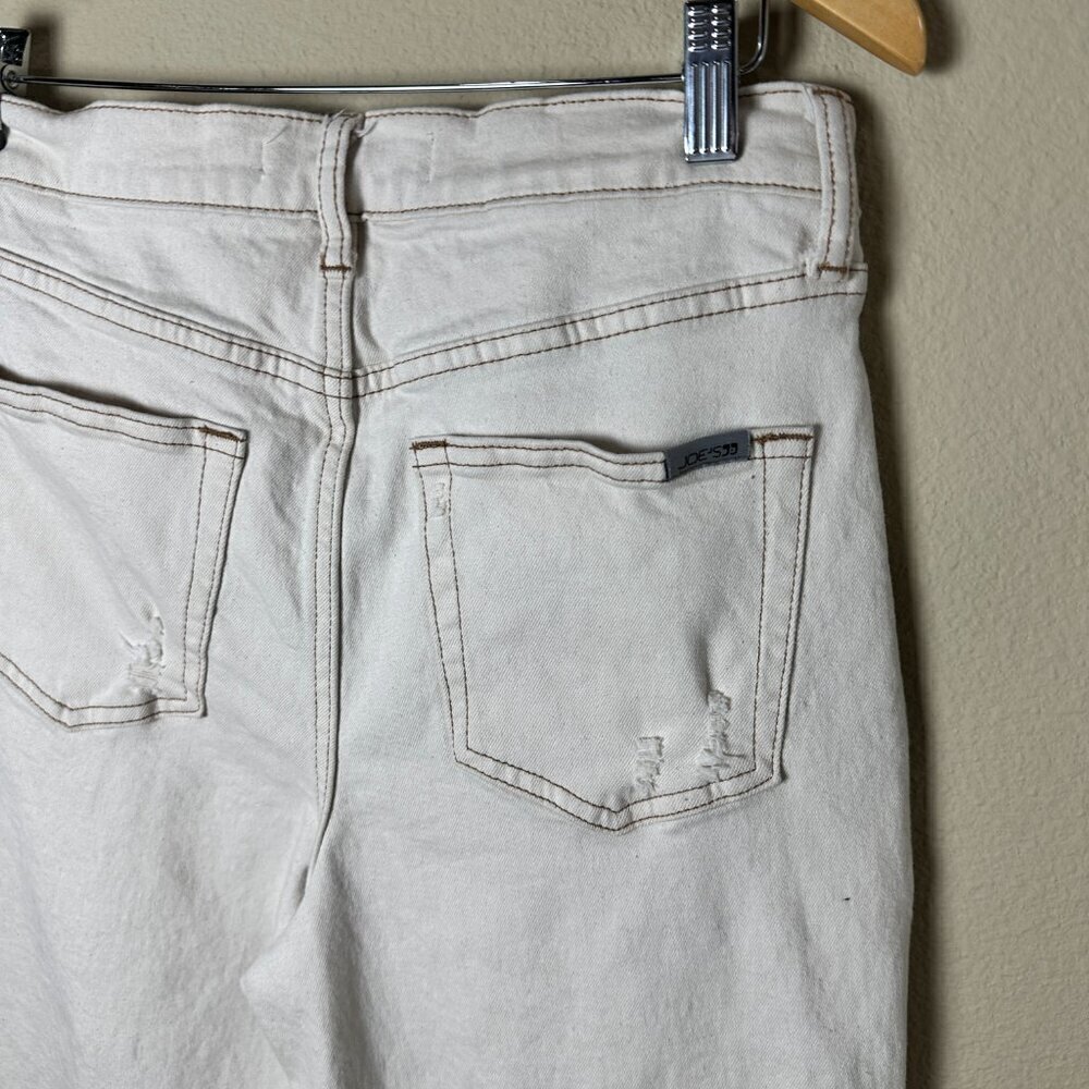 JOE'S High-Rise Wide Leg Hitomi Distressed Denim Jeans Size 29 - Picture 8 of 11